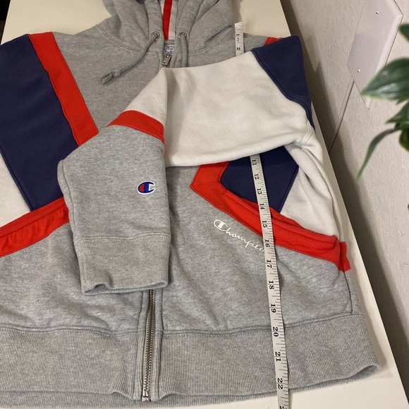 Champion Reverse Weave Colorblock Zip Up Hoodie - Medium - Picture 11 of 11